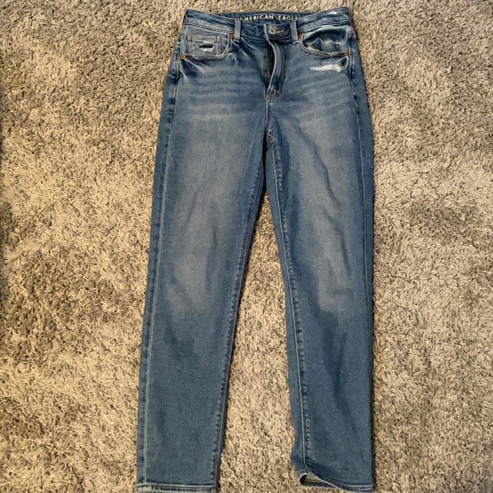 Stretch mom jean from American eagle — high rise
